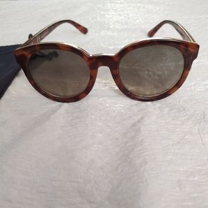 J.Crew Brown And Tan Leopard Print With Gold Trim